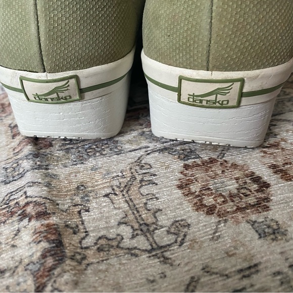 Dansko Volley Textured Leather Clogs 11 - Picture 3 of 5